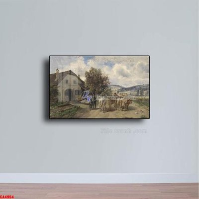 Tải file Tranh sơn dầu phong cảnh châu âu CA4954 (ảnh gốc) in gạch men