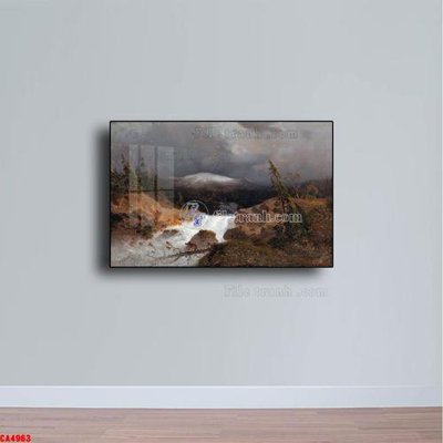 Tệp tin gốc Tranh sơn dầu phong cảnh châu âu CA4963 (dùng cho in) Tranh sơn dầu phong cảnh châu âu CA4963