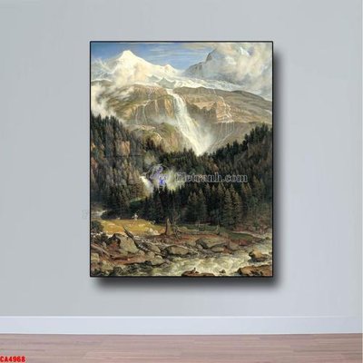 File PSD Tranh sơn dầu phong cảnh châu âu CA4968 (bản gốc) chất lượng nhất