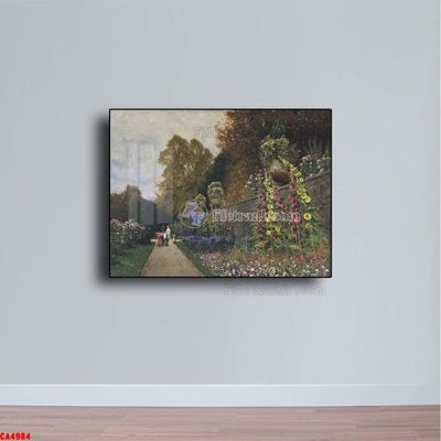 File PSD Tranh sơn dầu phong cảnh châu âu CA4984 (bản gốc) độ phân giải cao