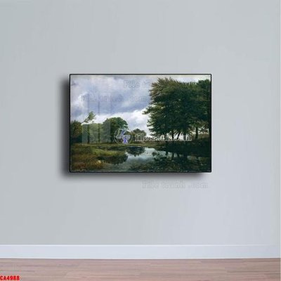 Tải file Tranh sơn dầu phong cảnh châu âu CA4988 (gốc) in tranh tráng gương