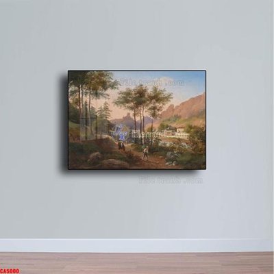 File gốc Tranh sơn dầu phong cảnh châu âu CA5000 (Filetranh.com) Tranh sơn dầu phong cảnh châu âu CA5000