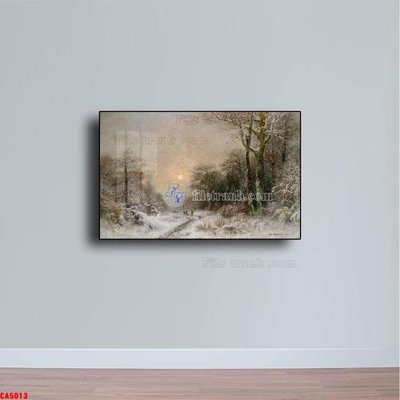 File ảnh Tranh sơn dầu phong cảnh châu âu CA5013 (gốc) in standee