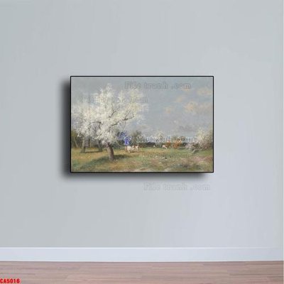 Cung cấp file tranh gốc Tranh sơn dầu phong cảnh châu âu CA5016 độc quyền