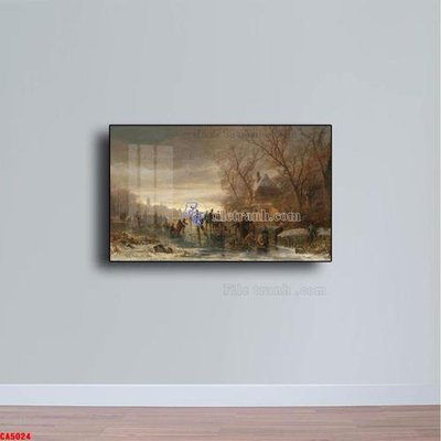 Tải file Tranh sơn dầu phong cảnh châu âu CA5024 (ảnh gốc) file AI/EPS