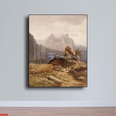 Tải về file gốc Tranh sơn dầu phong cảnh châu âu CA5038 (dùng cho in quảng cáo)