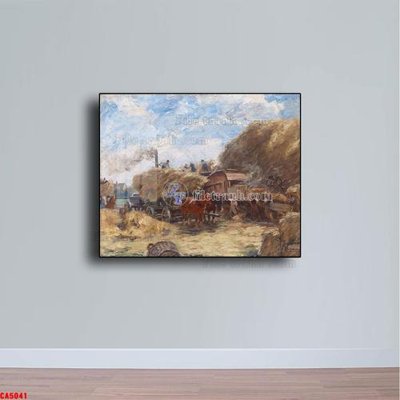 File tranh Tranh sơn dầu phong cảnh châu âu CA5041 (ảnh gốc) in trần nhà