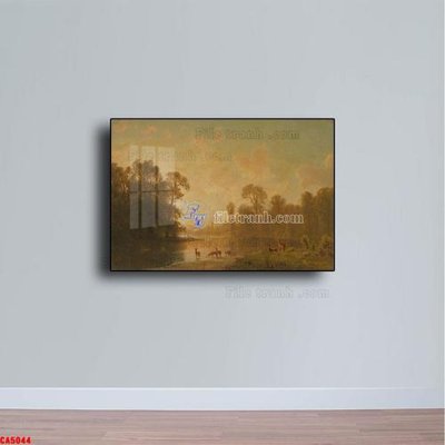 File PSD Tranh sơn dầu phong cảnh châu âu CA5044 (gốc) cho in quảng cáo