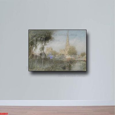 File ảnh Tranh sơn dầu phong cảnh châu âu CA5047 (gốc) in PP, decal