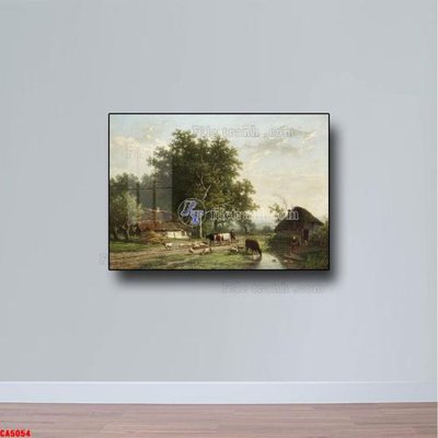 File gốc Tranh sơn dầu phong cảnh châu âu CA5054 (ảnh chi tiết) để in ấn