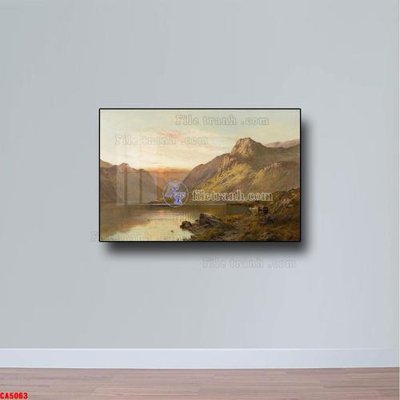 File gốc Tranh sơn dầu phong cảnh châu âu CA5063 (ảnh chi tiết) để in ấn