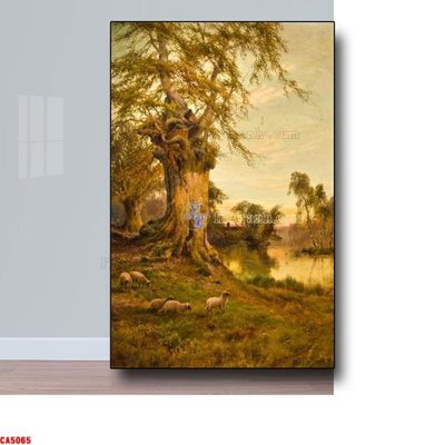 File in ấn Tranh sơn dầu phong cảnh châu âu CA5065 chuyên nghiệp