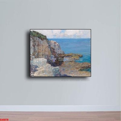 File tranh gốc in trần nhà Tranh sơn dầu phong cảnh châu âu CA5078 3D