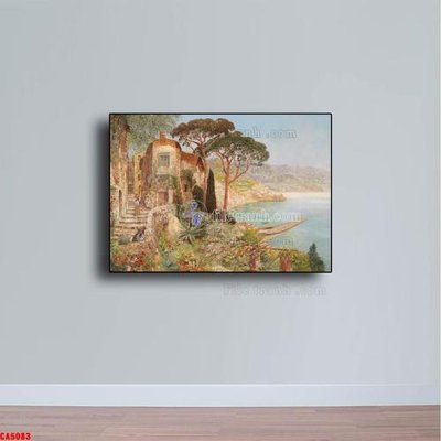 Download file Tranh sơn dầu phong cảnh châu âu CA5083 (chuẩn in) chất lượng cao