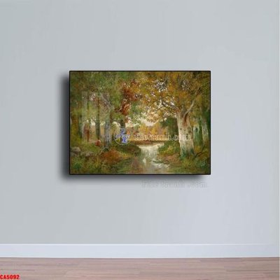 File PSD Tranh sơn dầu phong cảnh châu âu CA5092 (chất lượng in ấn)