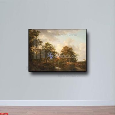 File tranh Tranh sơn dầu phong cảnh châu âu CA5106 (ảnh gốc) chi tiết rõ ràng