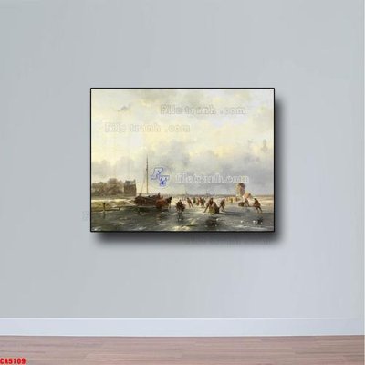 File PSD Tranh sơn dầu phong cảnh châu âu CA5109 (bản gốc) chất lượng nhất