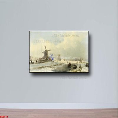 Tải xuống file tranh gốc Tranh sơn dầu phong cảnh châu âu CA5111 (PSD/TIFF)