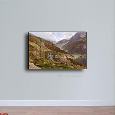 File gốc Tranh sơn dầu phong cảnh châu âu CA5125 (thiết kế) độc quyền