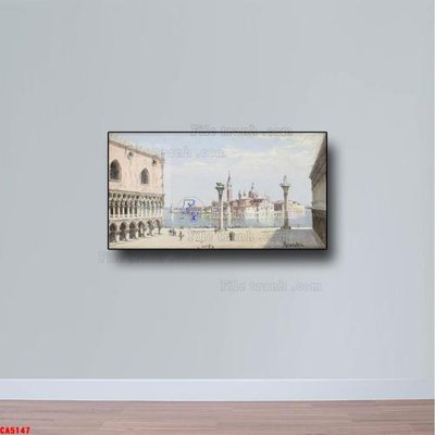 Tải file Tranh sơn dầu phong cảnh châu âu CA5147 (gốc) làm file in ấn