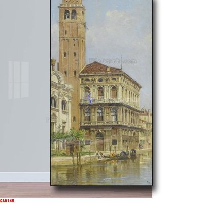 File gốc Tranh sơn dầu phong cảnh châu âu CA5149 (ảnh chi tiết) để in ấn