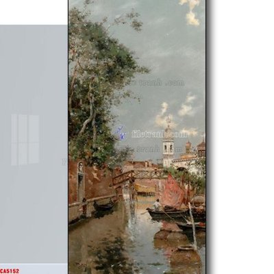Tệp tin gốc Tranh sơn dầu phong cảnh châu âu CA5152 (chất lượng cao) Tranh sơn dầu phong cảnh châu âu CA5152