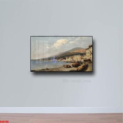 File gốc Tranh sơn dầu phong cảnh châu âu CA5155 (phong cách) châu Âu