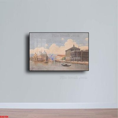 File tranh Tranh sơn dầu phong cảnh châu âu CA5164 (gốc) chủ đề thiên nhiên