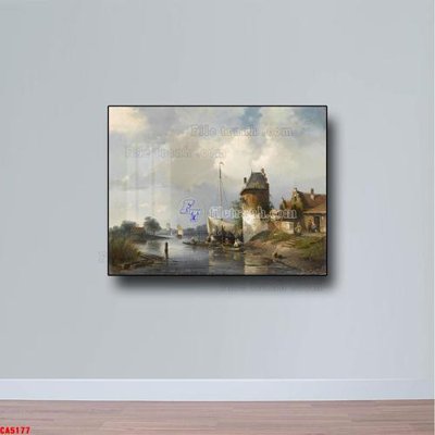 File ảnh Tranh sơn dầu phong cảnh châu âu CA5177 (gốc) in quảng cáo ngoài trời