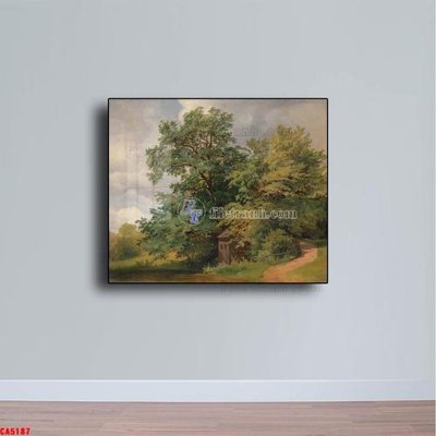 Tải file Tranh sơn dầu phong cảnh châu âu CA5187 (gốc) in tranh tráng gương