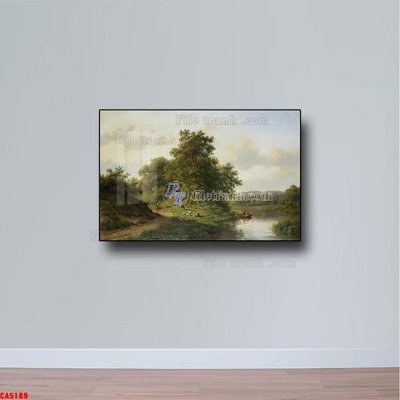 File gốc Tranh sơn dầu phong cảnh châu âu CA5189 (cho in ấn) độc quyền