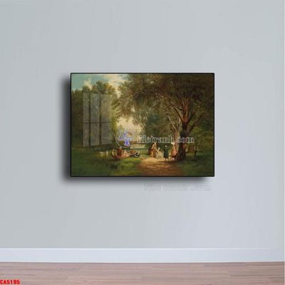 Tải file Tranh sơn dầu phong cảnh châu âu CA5195 (gốc) in nhanh