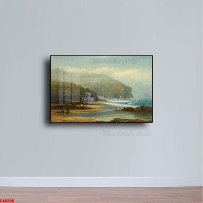 File in ấn Tranh sơn dầu phong cảnh châu âu CA5205 chuyên nghiệp