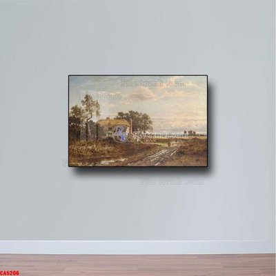 File gốc Tranh sơn dầu phong cảnh châu âu CA5206 (in ấn) không giới hạn