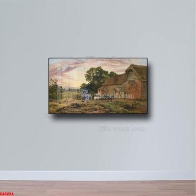 Tải file gốc Tranh sơn dầu phong cảnh châu âu CA5224 (in khổ lớn) quảng cáo
