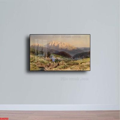 File gốc Tranh sơn dầu phong cảnh châu âu CA5253 (in ấn) không giới hạn