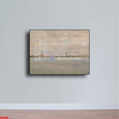 Tải file gốc Tranh sơn dầu phong cảnh châu âu CA5266 (để in lụa)