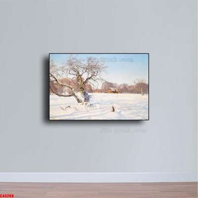 File tranh Tranh sơn dầu phong cảnh châu âu CA5268 (file gốc) chuẩn màu in