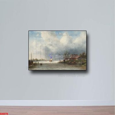 File gốc Tranh sơn dầu phong cảnh châu âu CA5275 (in ấn) màu sắc trung thực