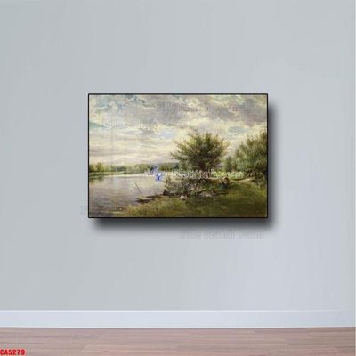Download file gốc Tranh sơn dầu phong cảnh châu âu CA5279 (in mica) trang trí