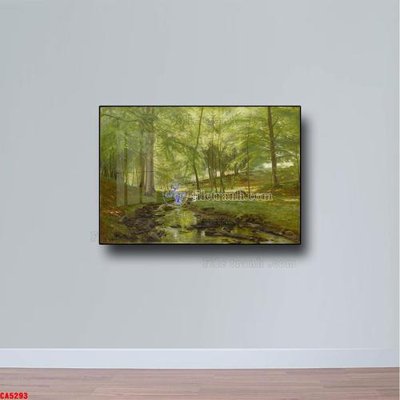 File in trần Tranh sơn dầu phong cảnh châu âu CA5293 (bản gốc) phong cảnh