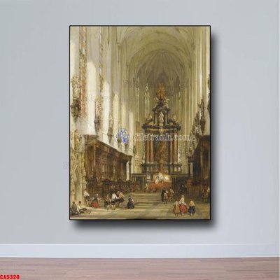 Tải file Tranh sơn dầu phong cảnh châu âu CA5320 (gốc) chủ đề tâm linh