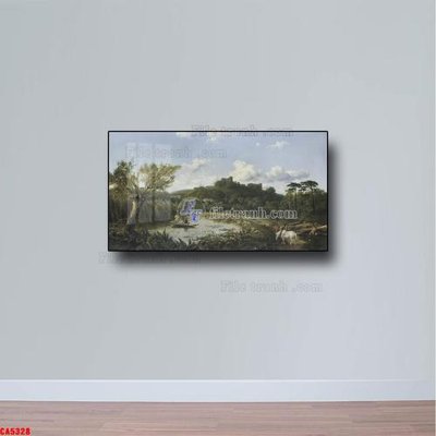 File gốc Tranh sơn dầu phong cảnh châu âu CA5328 (bản quyền) cho in ấn