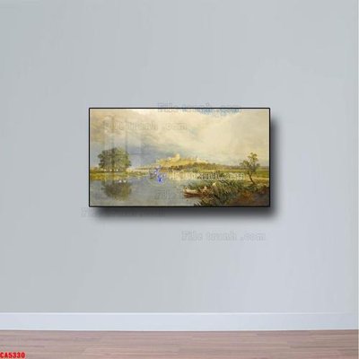 File gốc Tranh sơn dầu phong cảnh châu âu CA5330 (in mica) làm quà tặng