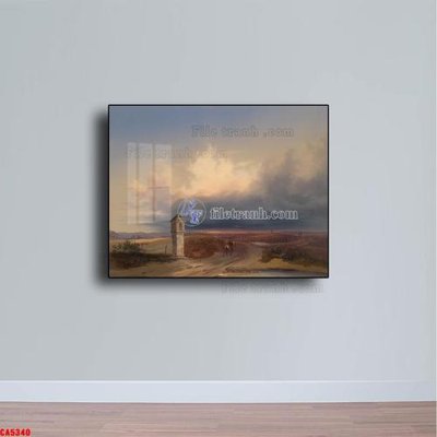 Tải file Tranh sơn dầu phong cảnh châu âu CA5340 (ảnh gốc) độ phân giải 300dpi