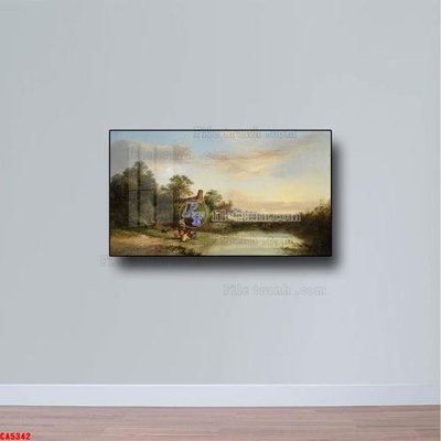 File tranh Tranh sơn dầu phong cảnh châu âu CA5342 (ảnh gốc) in trần xuyên sáng