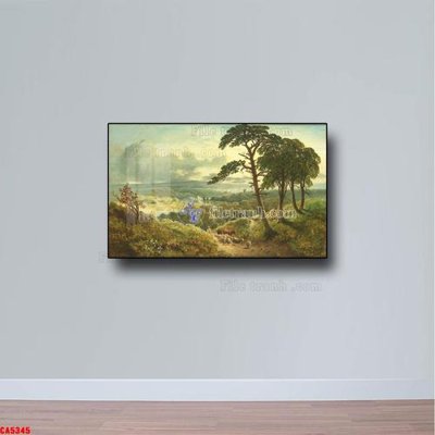 Mua file gốc Tranh sơn dầu phong cảnh châu âu CA5345 (in ấn) tại Filetranh.com