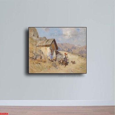 Tải file tranh Tranh sơn dầu phong cảnh châu âu CA5354 (ảnh gốc) ngay
