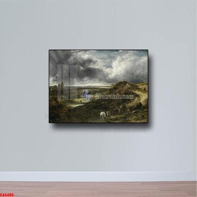 File in ấn chuyên nghiệp Tranh sơn dầu phong cảnh châu âu CA5405 (file gốc)