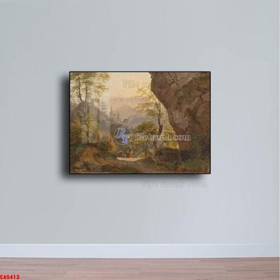 Tệp tin gốc Tranh sơn dầu phong cảnh châu âu CA5413 (dùng cho in) Tranh sơn dầu phong cảnh châu âu CA5413